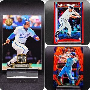George Brett Orange Flash Xplosion /99 Heading for Hall Kansas City Royals Star